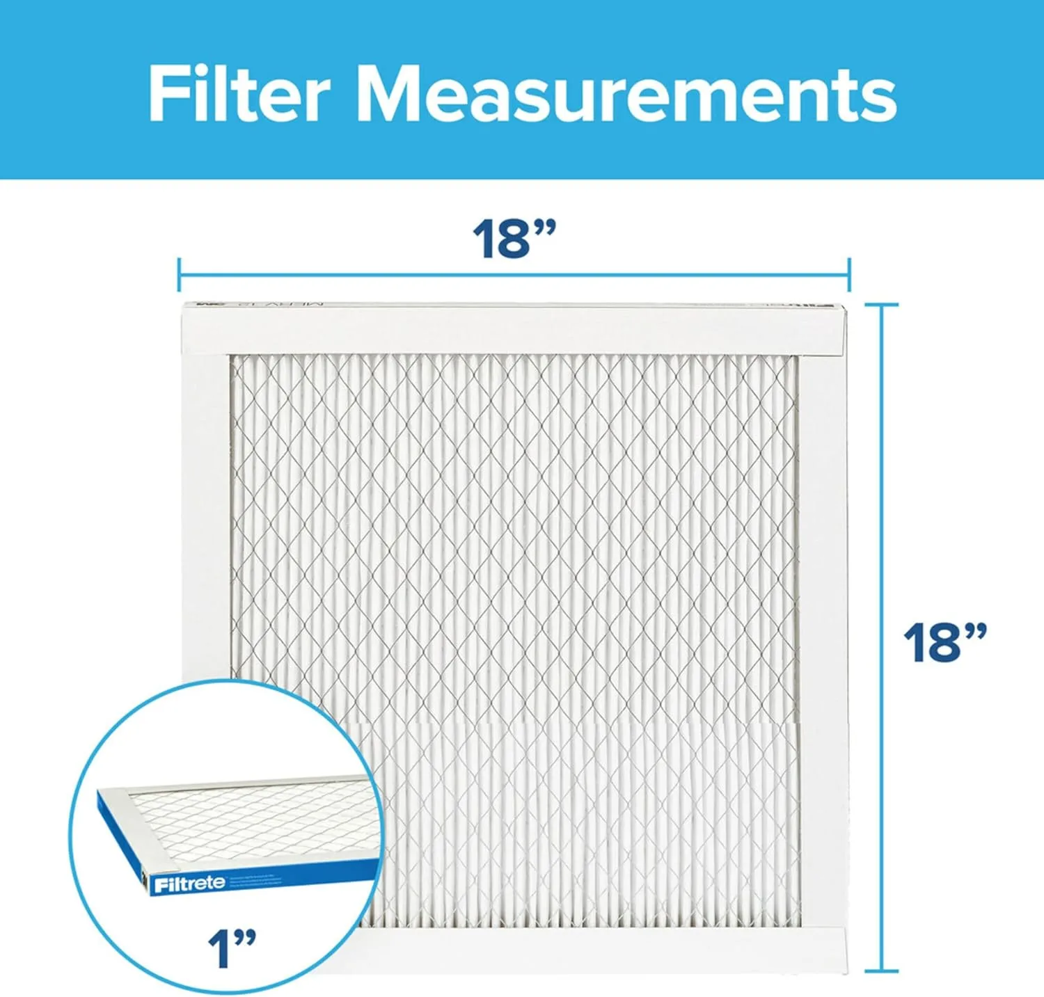 HVAC Air FilterFiltrete meassures display
