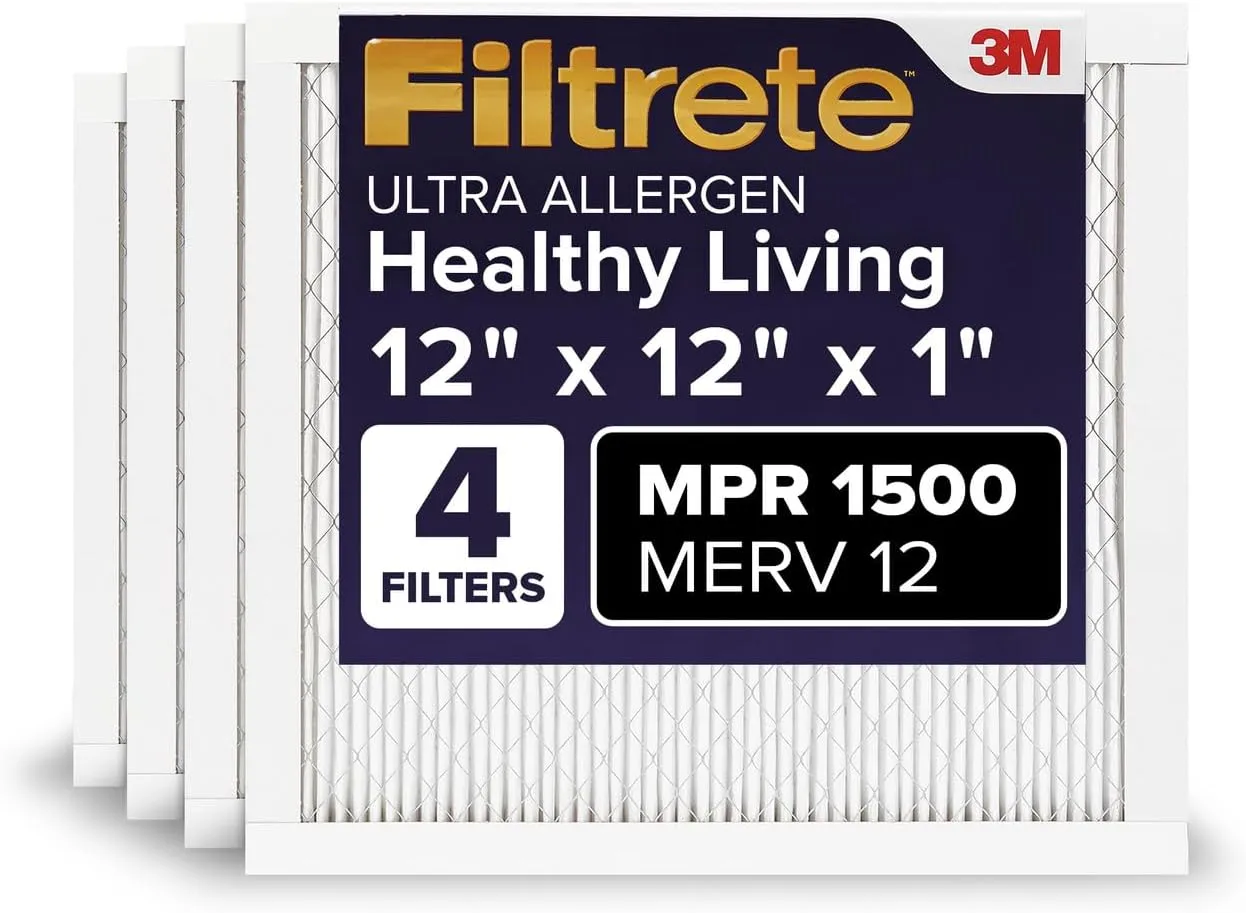 HVAC Air Filter filtrete MERV12 12x12x1 Amazon Main image