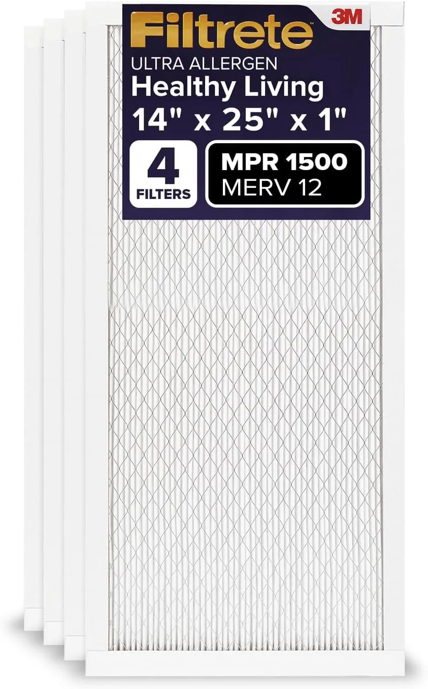 HVAC Air Filter filtrete MERV12 14x25x1 Amazon Main image