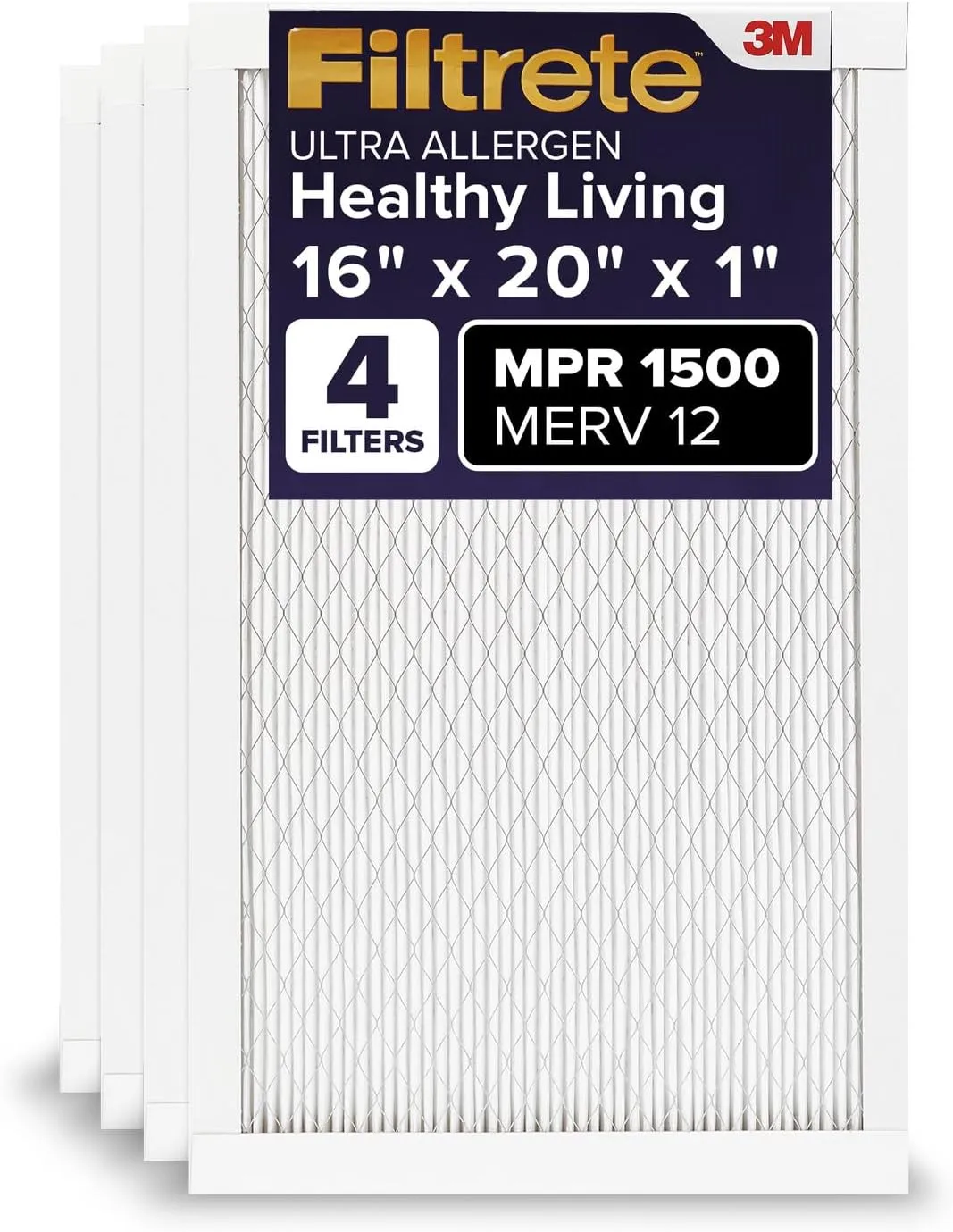 HVAC Air Filter filtrete MERV12 16x20x1 Amazon Main image