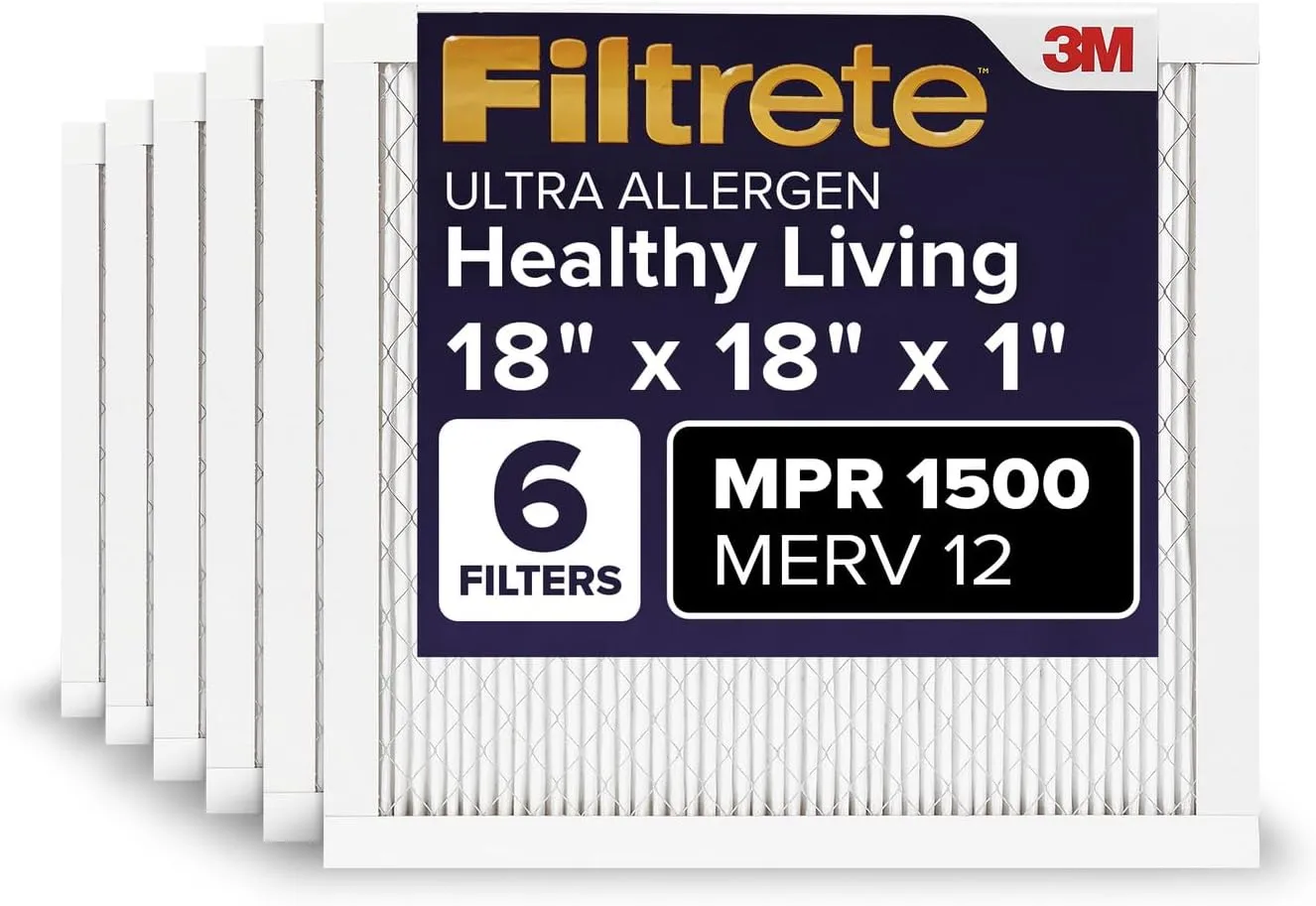 HVAC Air Filter Filter filtrete MERV12 18x18x1 Amazon Main image