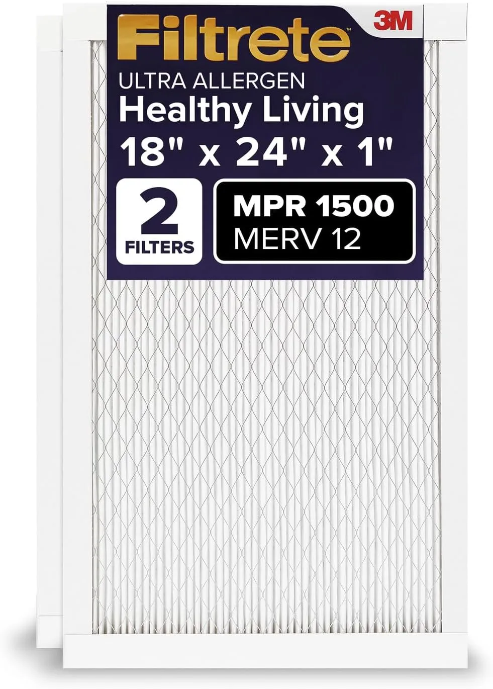 HVAC Air Filter filtrete MERV12 18x24x1 Amazon Main image
