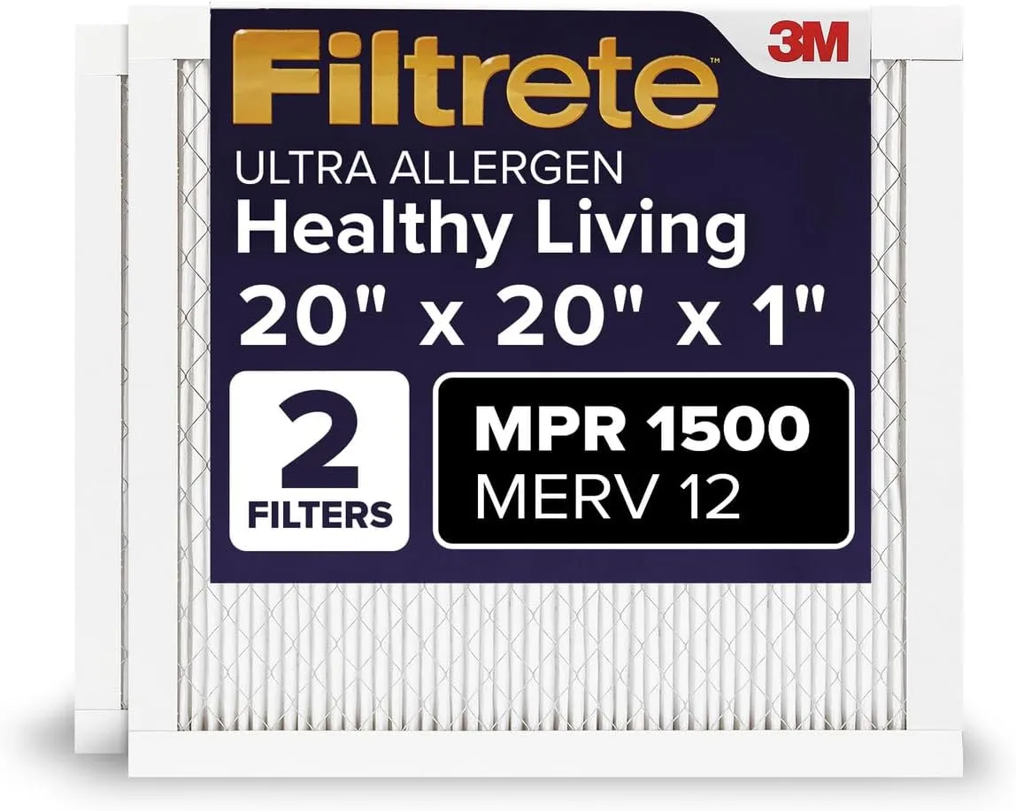 HVAC Air Filter filtrete MERV12 20x20x1 Amazon Main image