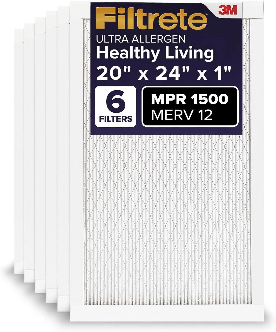 HVAC Air Filter filtrete MERV12 20x24x1 Amazon Main image