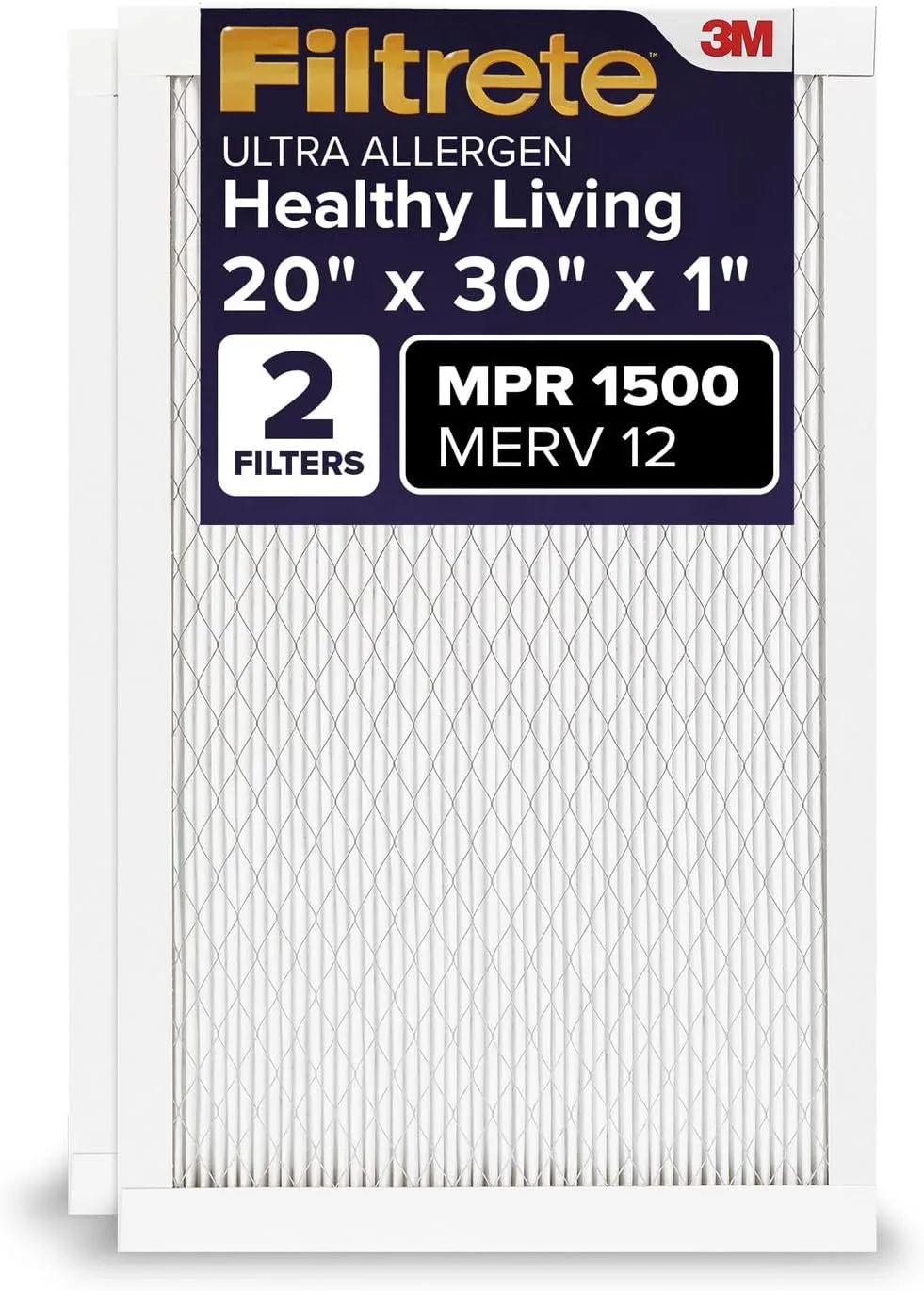 HVAC Air Filter filtrete MERV12 20x30x1 Amazon Main image