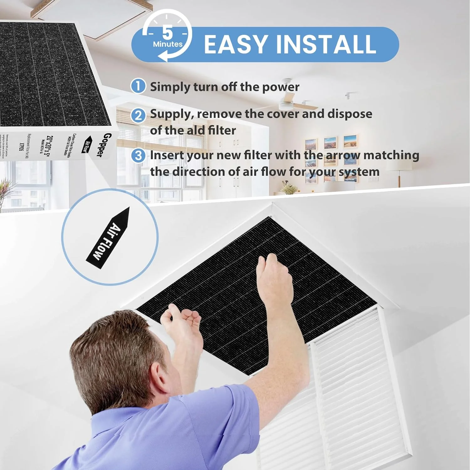 HVAC Air Filter Gopper