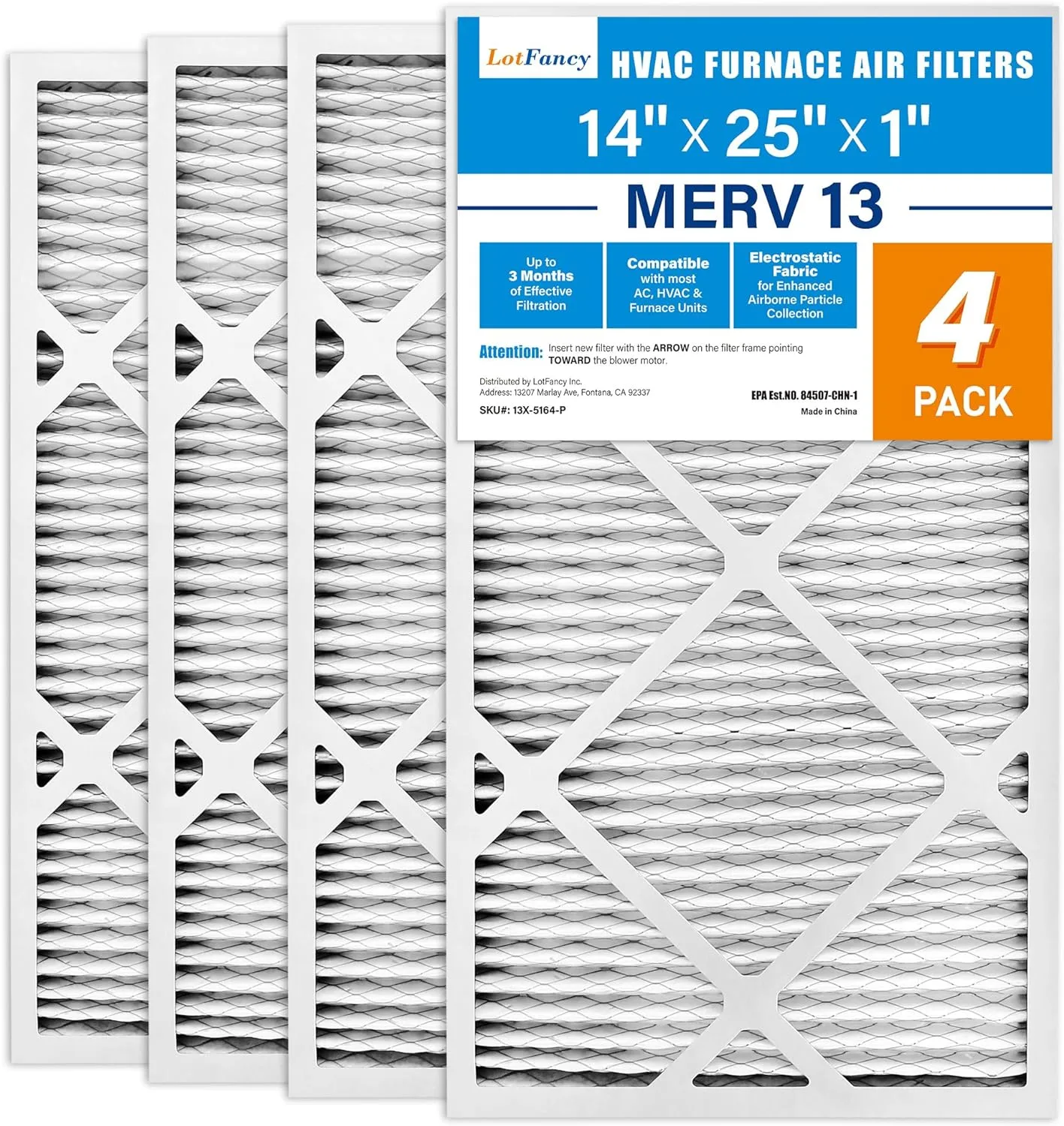 HVAC Air Filter LotFancy