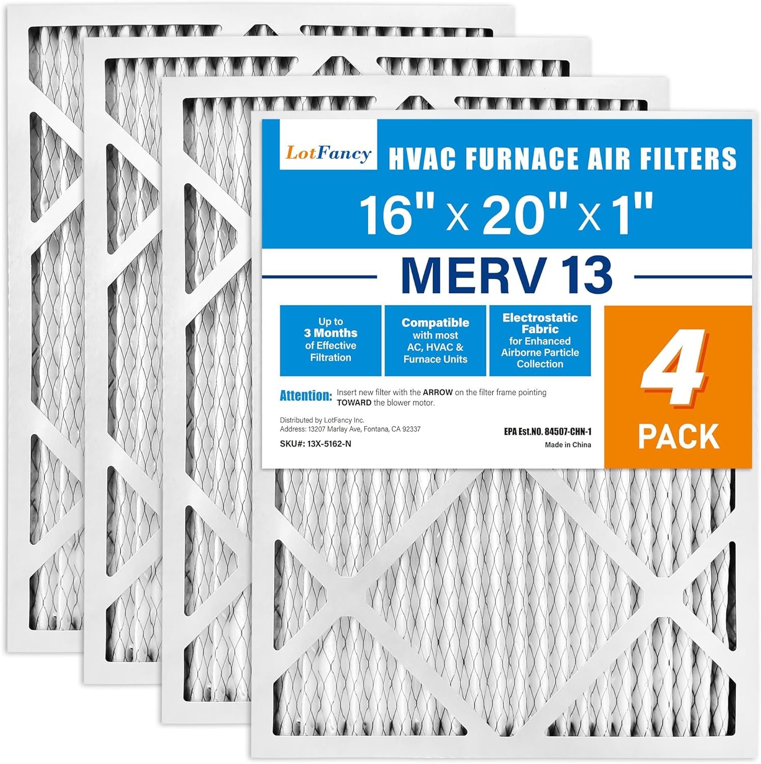 HVAC Air Filter LotFancy