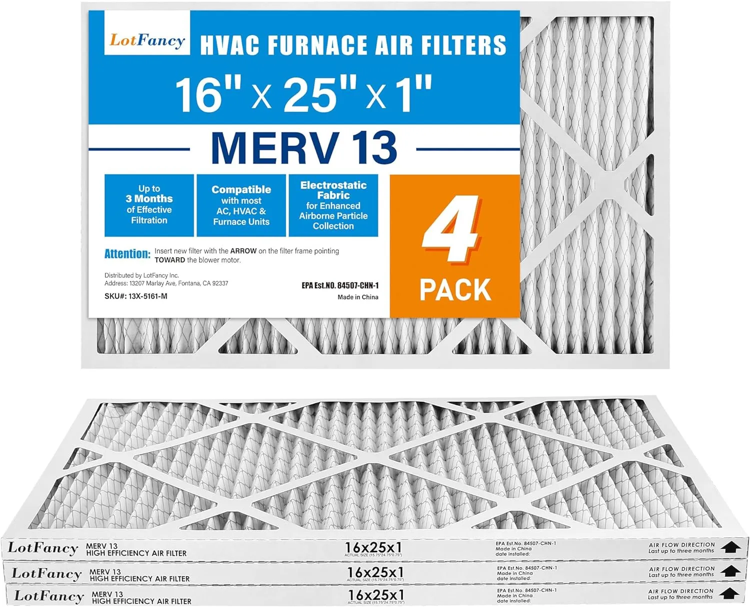 HVAC Air Filter LotFancy