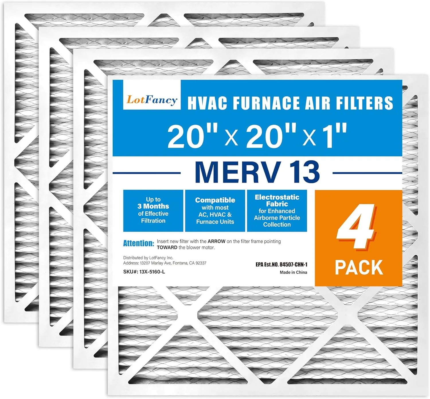 HVAC Air Filter LotFancy