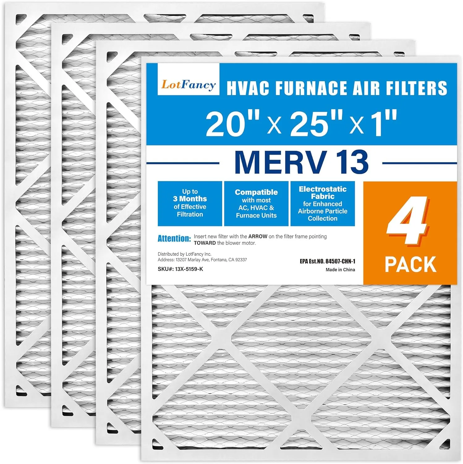 HVAC Air Filter LotFancy